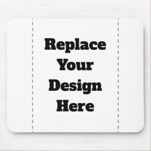 Create Your Own white Mouse Pad