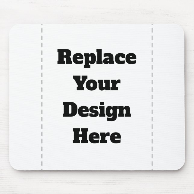 Create Your Own white  Mouse Pad (Front)