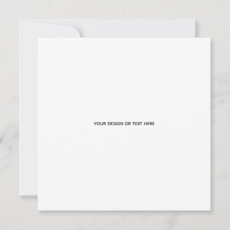 Create Your Own white Note Card