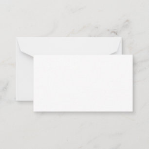 Create Your Own white Note Card