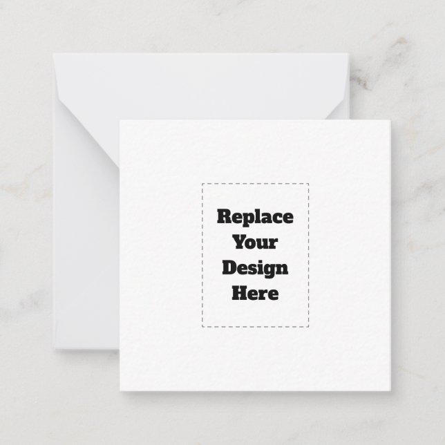 Create Your Own white  Note Card (Front)