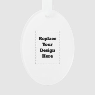 Create Your Own white  Ornament