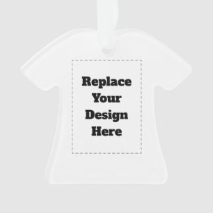 Create Your Own white  Ornament