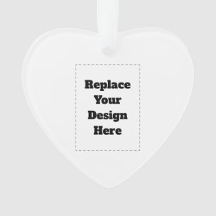 Create Your Own white  Ornament