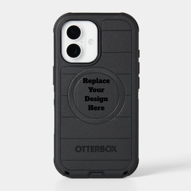 Create Your Own white  Otterbox iPhone Case (Back)