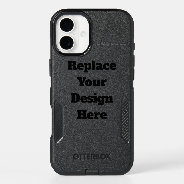 Create Your Own white  Otterbox iPhone Case (Back)
