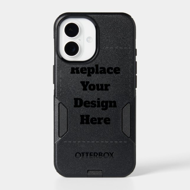 Create Your Own white  Otterbox iPhone Case (Back)