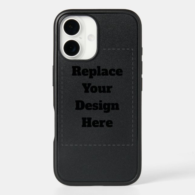 Create Your Own white  Otterbox iPhone Case (Back)