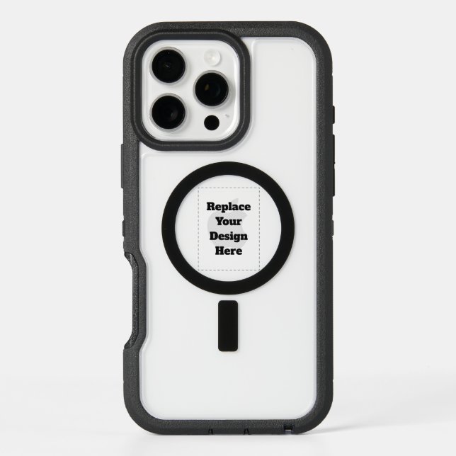 Create Your Own white  Otterbox iPhone Case (Back)