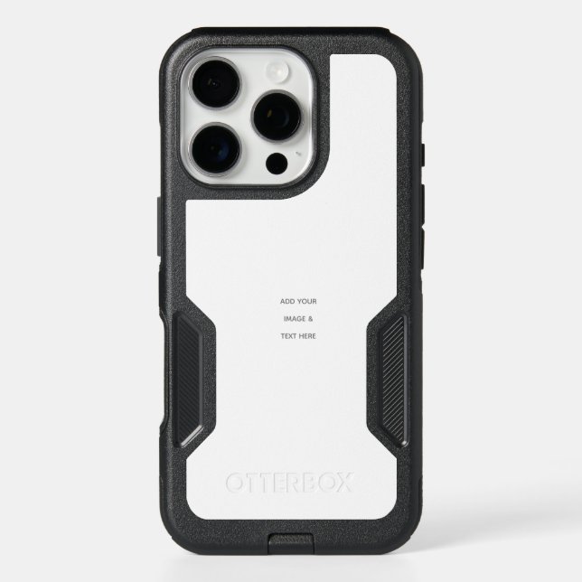 Create Your Own white  Otterbox iPhone Case (Back)
