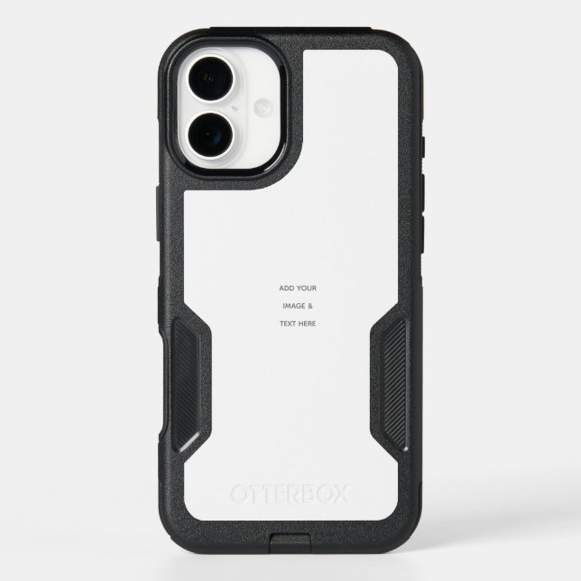 Create Your Own white  Otterbox iPhone Case (Back)