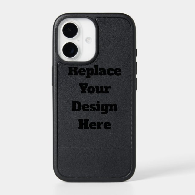 Create Your Own white  Otterbox iPhone Case (Back)