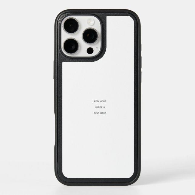 Create Your Own white  Otterbox iPhone Case (Back)