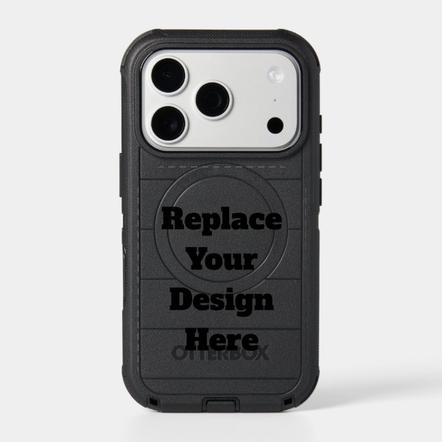Create Your Own white  Otterbox iPhone Case (Back)