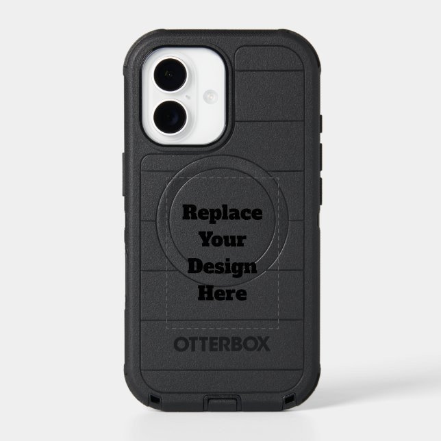 Create Your Own white  Otterbox iPhone Case (Back)