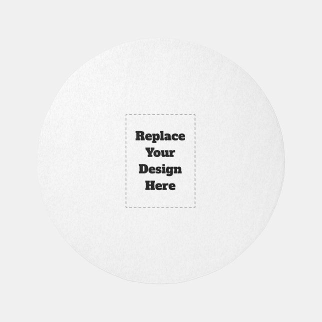 Create Your Own white  Outdoor Rug (Front)