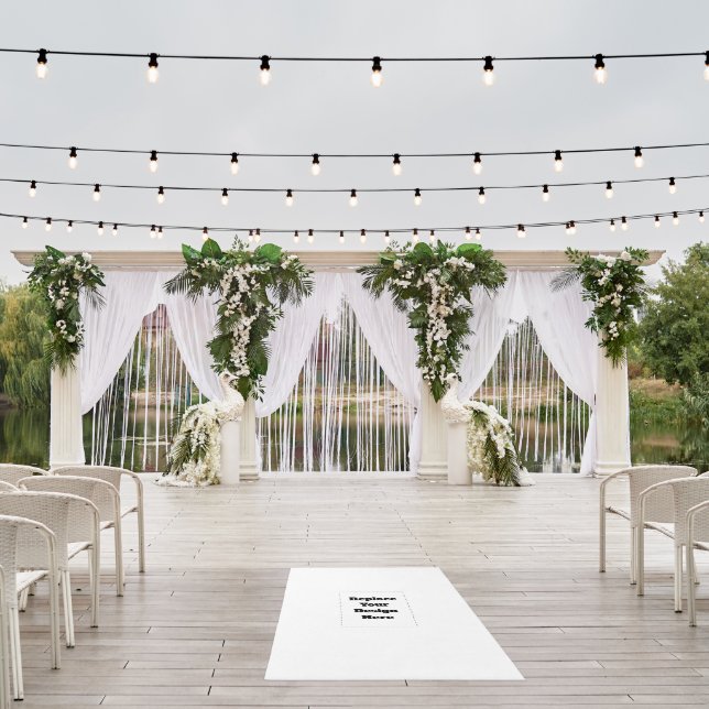 Create Your Own white  Outdoor Rug (Insitu (Wedding 1))