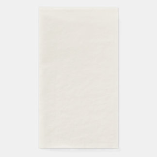 Create Your Own white Paper Guest Towels