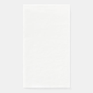 Create Your Own white Paper Guest Towels