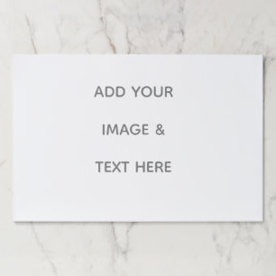 Create Your Own white  Paper Pad