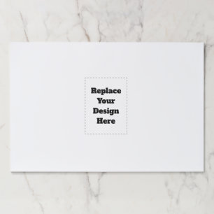 Create Your Own white  Paper Pad