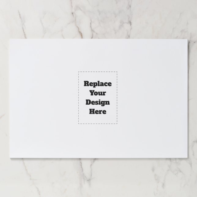 Create Your Own white  Paper Pad (Front)