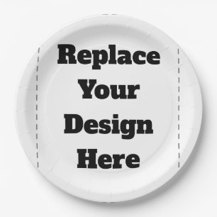 Create Your Own white Paper Plates