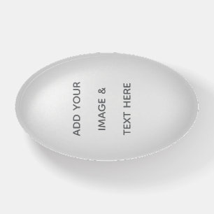 Create Your Own white  Paperweight