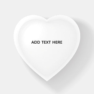 Create Your Own White Paperweight