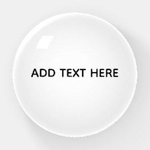 Create Your Own White Paperweight