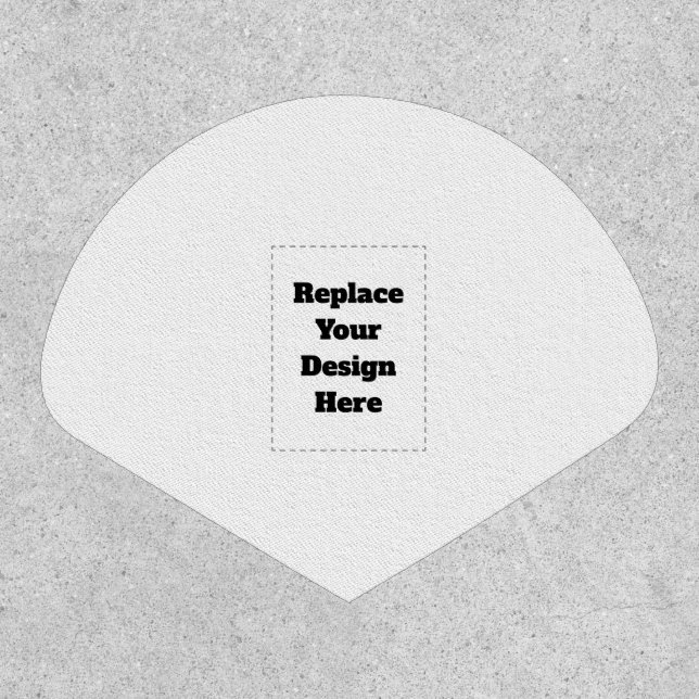 Create Your Own white  Patch (Front)