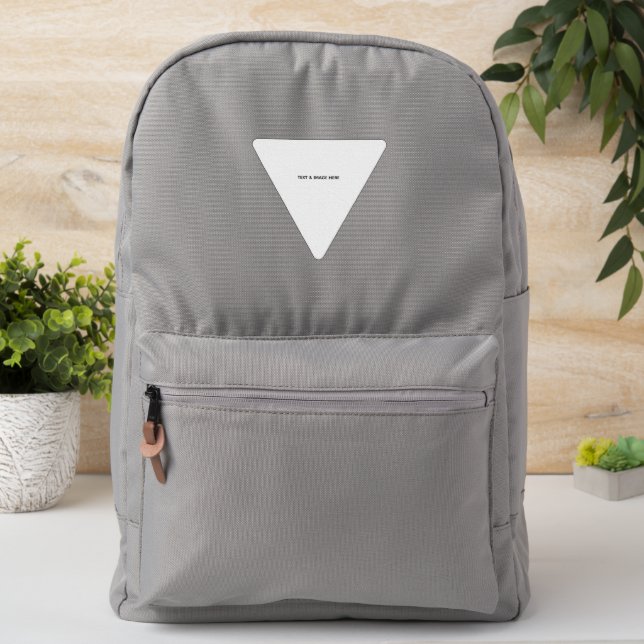Create Your Own white Patch (On Backpack)