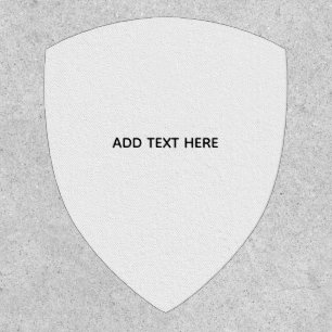 Create Your Own White  Patch