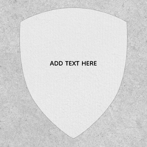 Create Your Own White  Patch