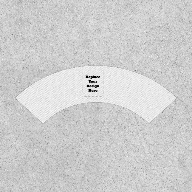 Create Your Own white  Patch (Front)