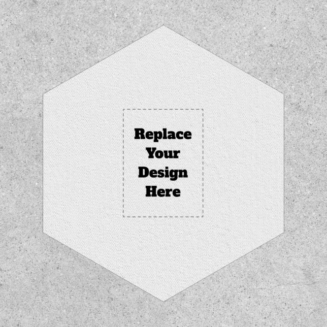 Create Your Own white  Patch (Front)