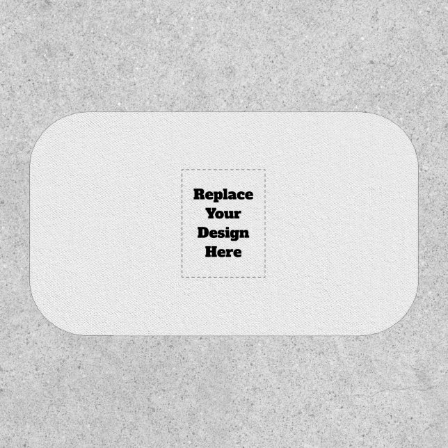 Create Your Own white  Patch (Front)