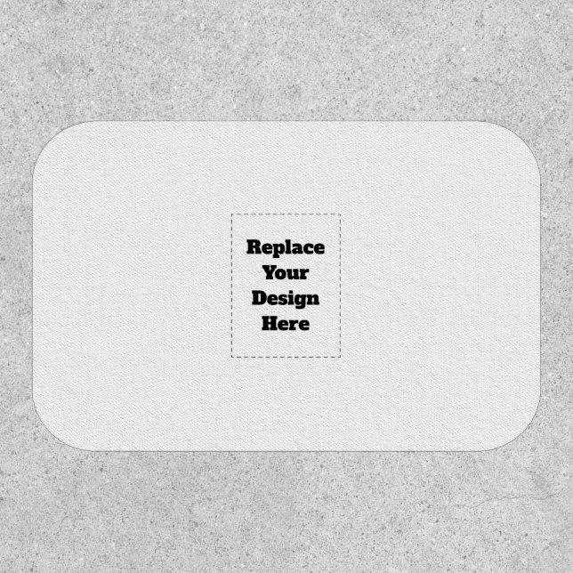 Create Your Own white  Patch (Front)