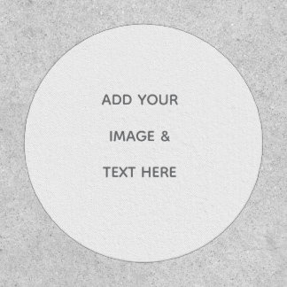 Create Your Own white  Patch