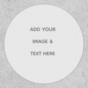 Create Your Own white  Patch