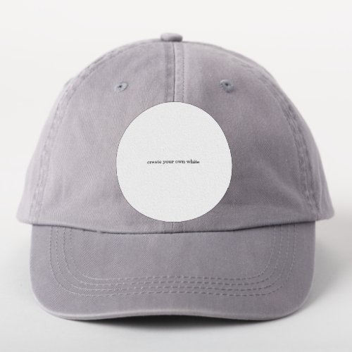 create your own white patch