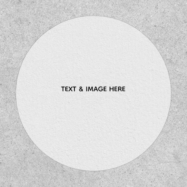 Create Your Own white Patch (Front)