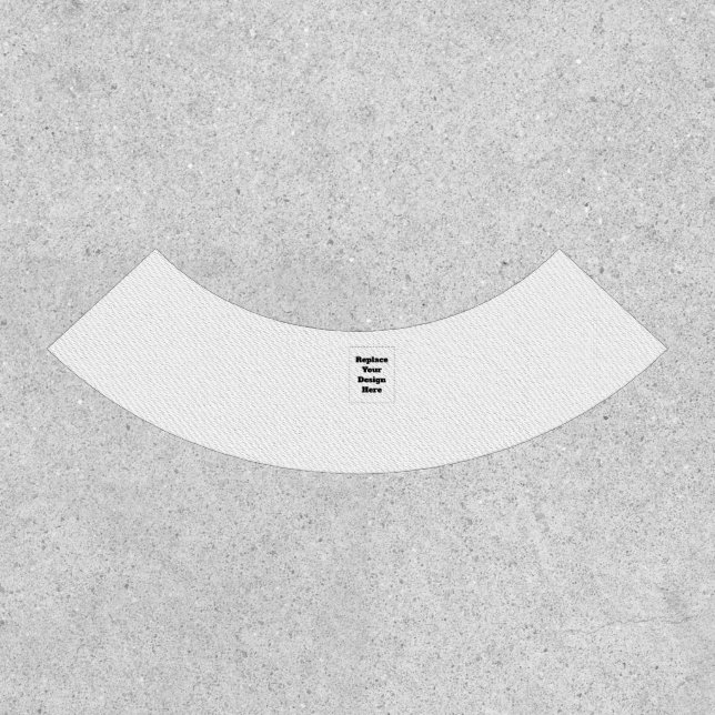 Create Your Own white  Patch (Front)