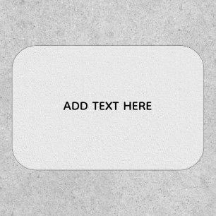 Create Your Own White  Patch