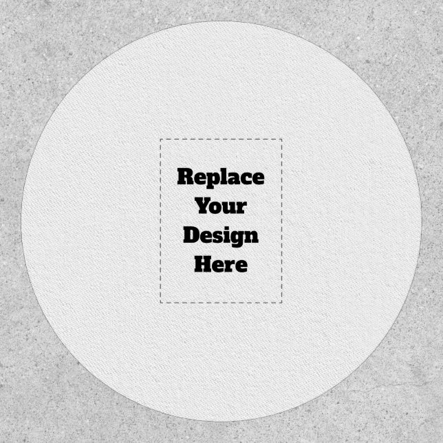 Create Your Own white  Patch (Front)
