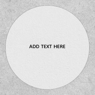 Create Your Own White  Patch
