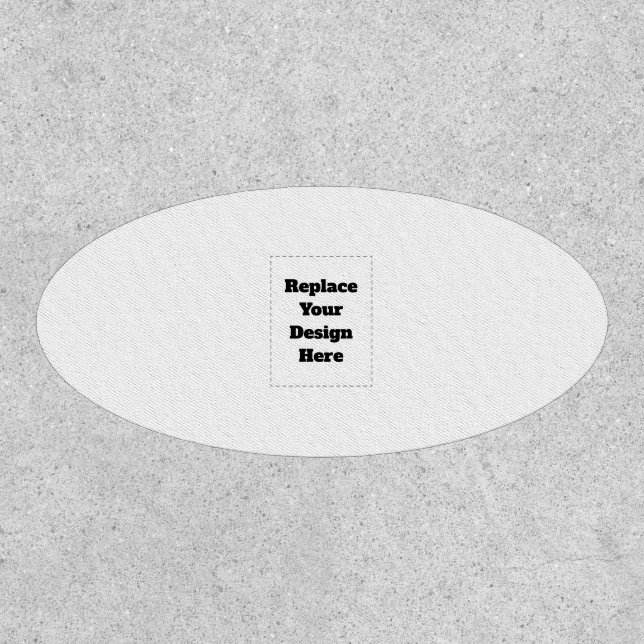 Create Your Own white  Patch (Front)