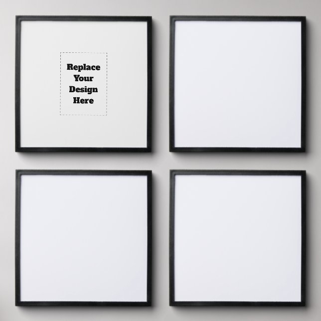 Create Your Own white  Peel And Stick Photo Tile (Front Set)