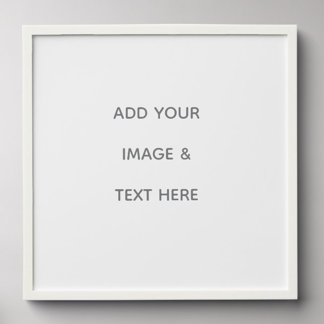 Create Your Own white  Peel And Stick Photo Tile (Front Set)
