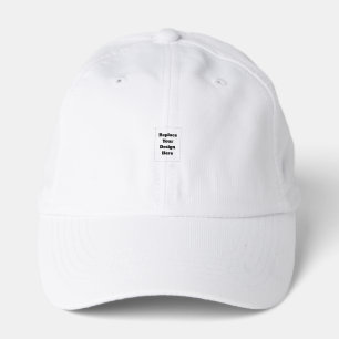 Create Your Own white Performance Cap